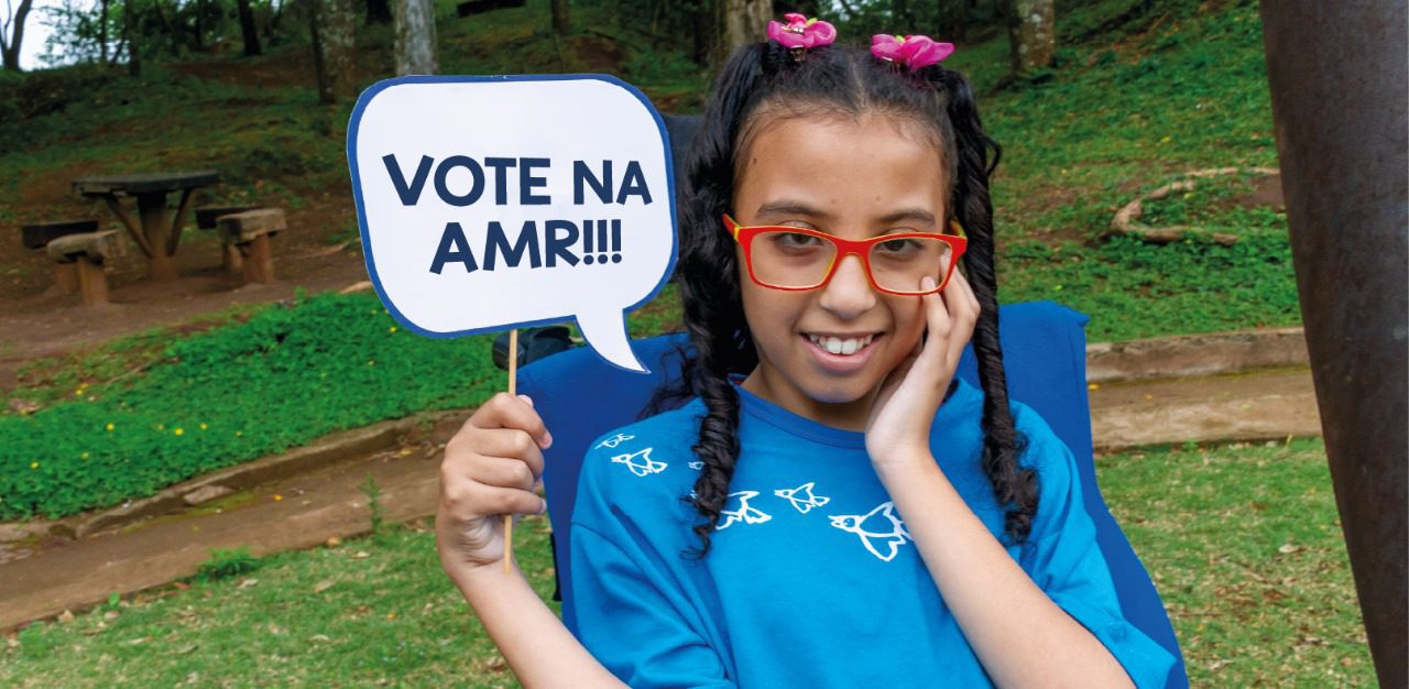 AMR participa de votação popular para receber o Troco Solidário da loja Mart Minas, no Serrano.